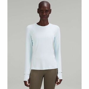 Lululemon Its Rulu Run Ribbed Long Sleeve Shirt - Powder Blue